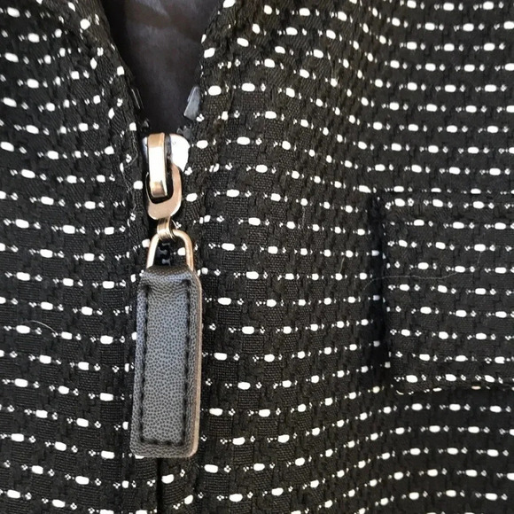 Studio 1 Petite Black Tweed Mock Pocket Blazer - Picture 5 of 12